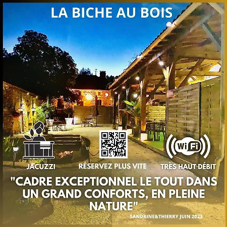 La Biche Au Bois Piscine Chauffee Jacuzzi Cazals (Lot)